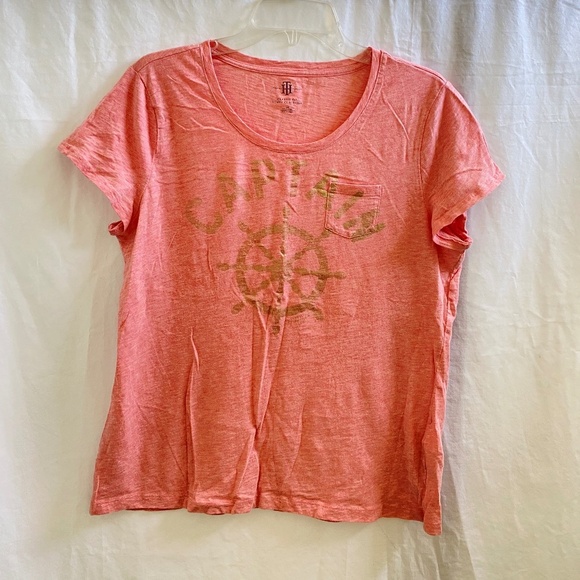 Tommy Hilfiger Ladies "Captain" Helm Tee Top Size: Large - Picture 2 of 7